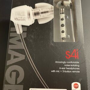 Klipsch s4i In-Ear Headphones - Black and White